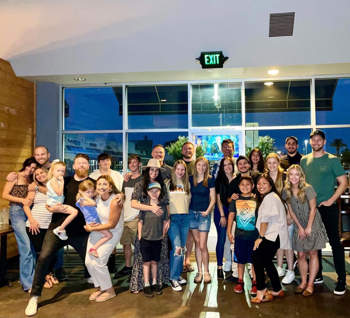 Staff of Archer & Hound and their family members during a company outing