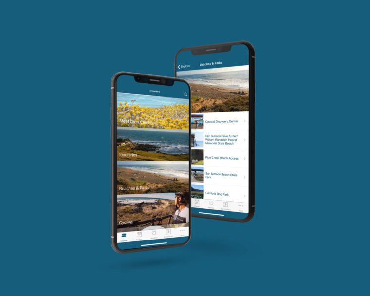 visit cambria app mockup